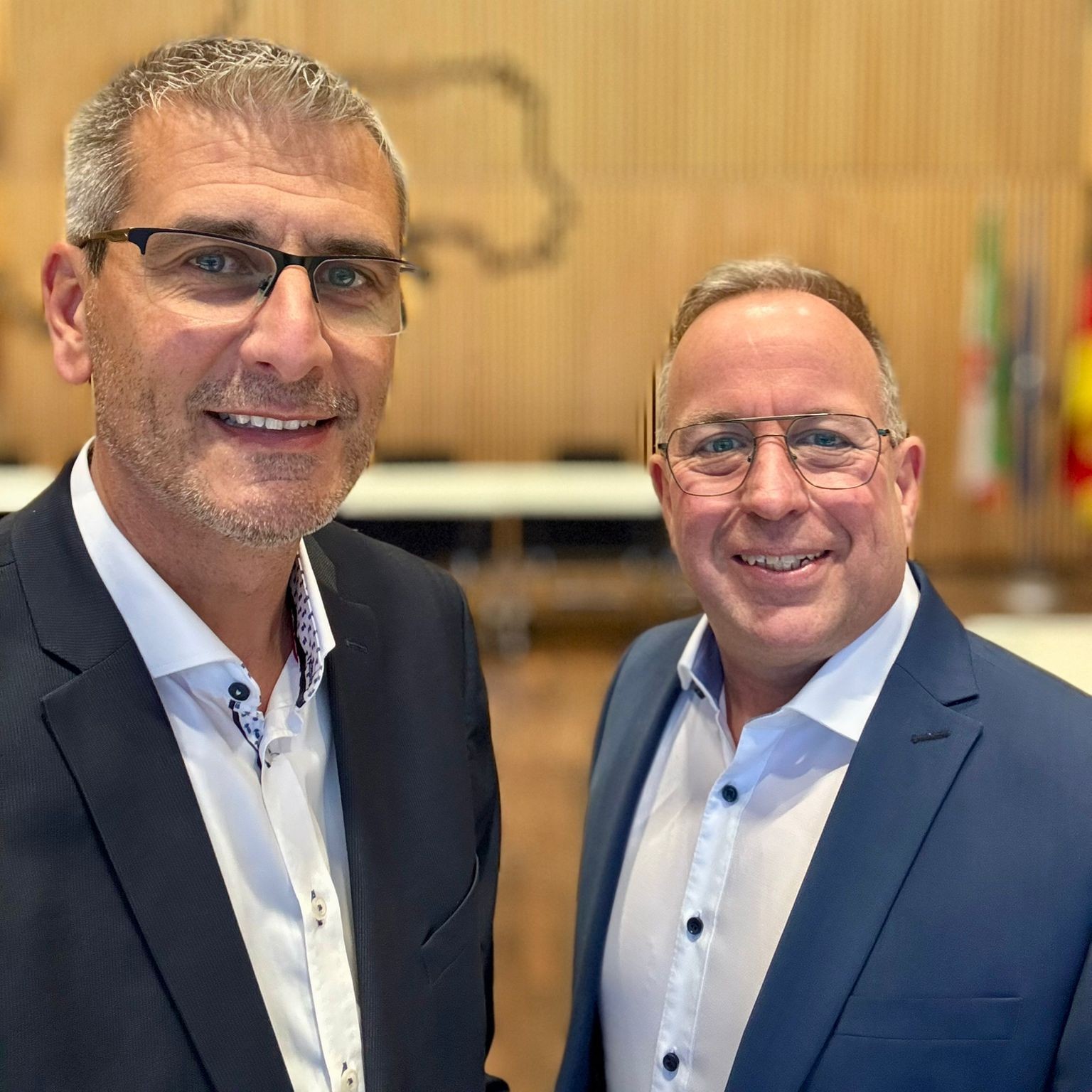 Michael Stupp und Markus Klein.
(Fraktionsvorsitzende)